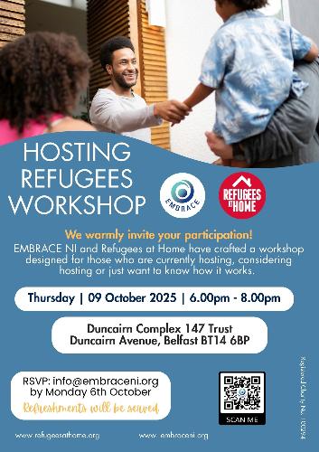 Hosting Refugees Workshop You are invited to join our workshop Thursday 09 October 2025